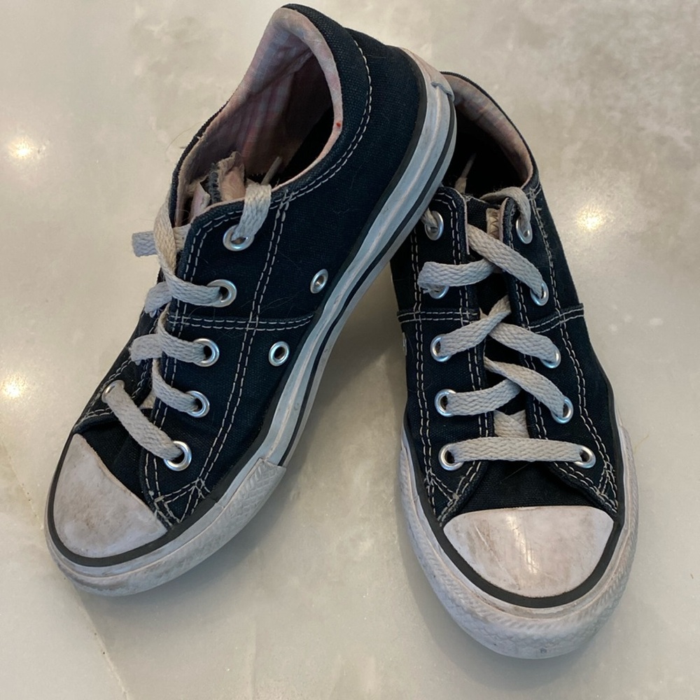 Black Converse Chuck Taylor Low Tops